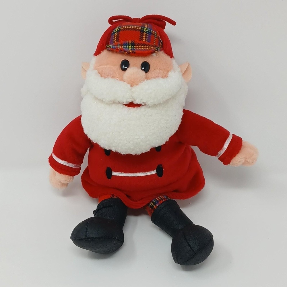 VINTAGE Stuffins‎ CVS Rudolph the Red Nose Reindeer Santa Claus Plush 1999